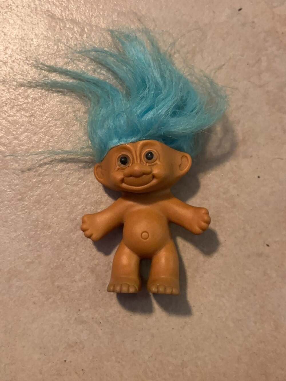 1992 Russ Berrie Troll Doll with Blue Hair